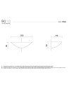 9010 7958 applique ceramica angolare
