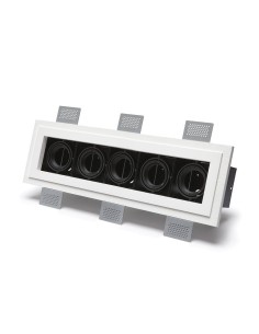 9010 4246E faretto incasso orientabile a 3 luci