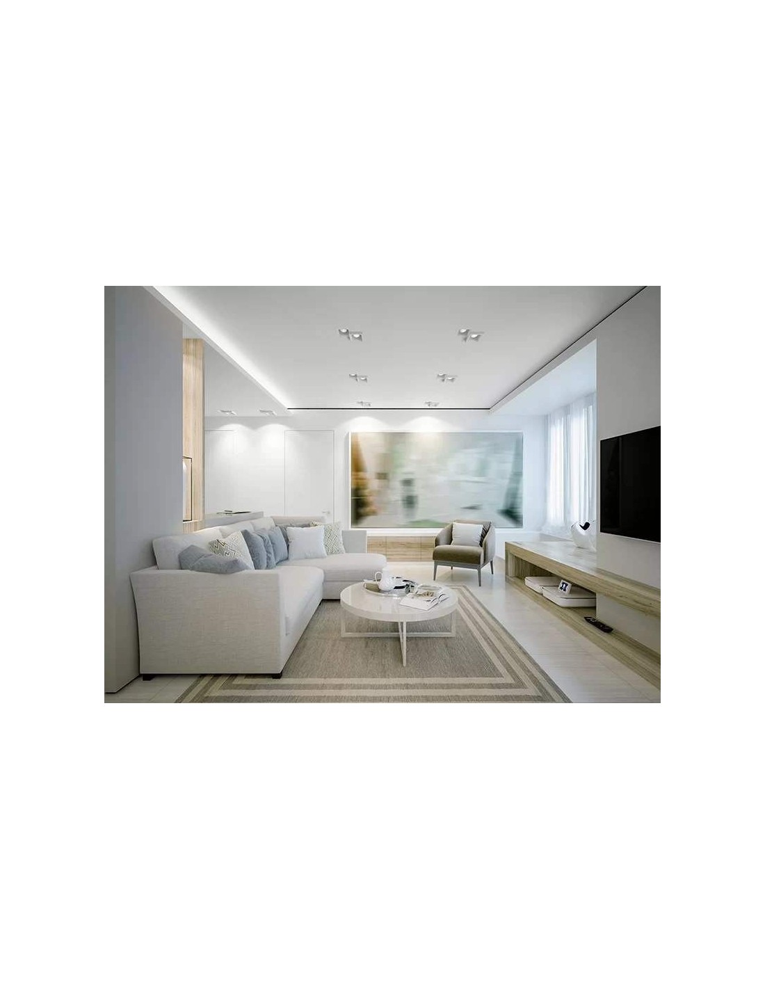 Sforzin Tecnico Heraea incasso T255 faretto incasso per cartongesso