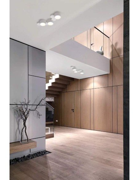 Sforzin Tecnico Chio T262 plafoniera moderna in gesso