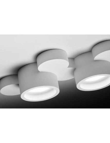 Sforzin Tecnico Chio T262 plafoniera moderna in gesso