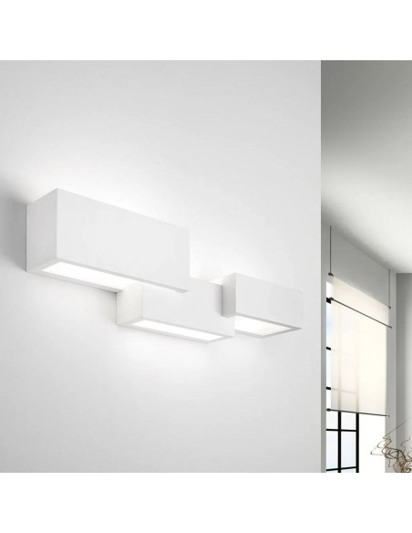 Sforzin Tecnico Paro T270 applique in gesso moderna