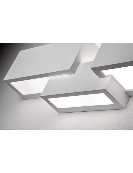 Sforzin Tecnico Paro T270 applique in gesso moderna