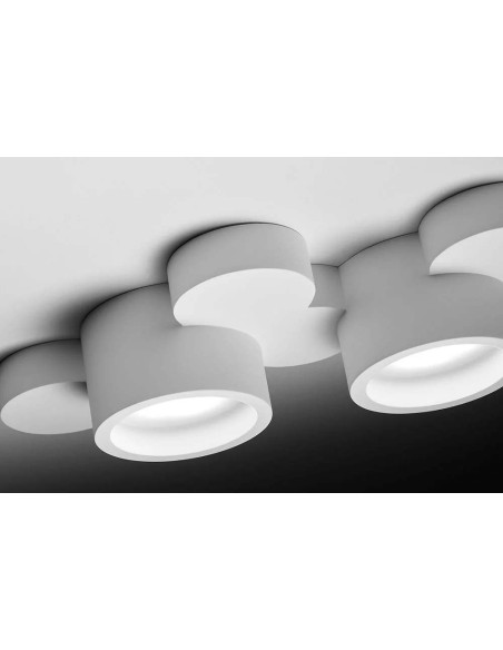Sforzin Tecnico Chio T278 plafoniera moderna in gesso