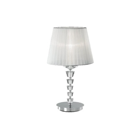 Ideal Lux Pegaso TL1 Big : lampes de table, lampes de table élégantes pour le salon, grande lampe de table, lampe de chevet