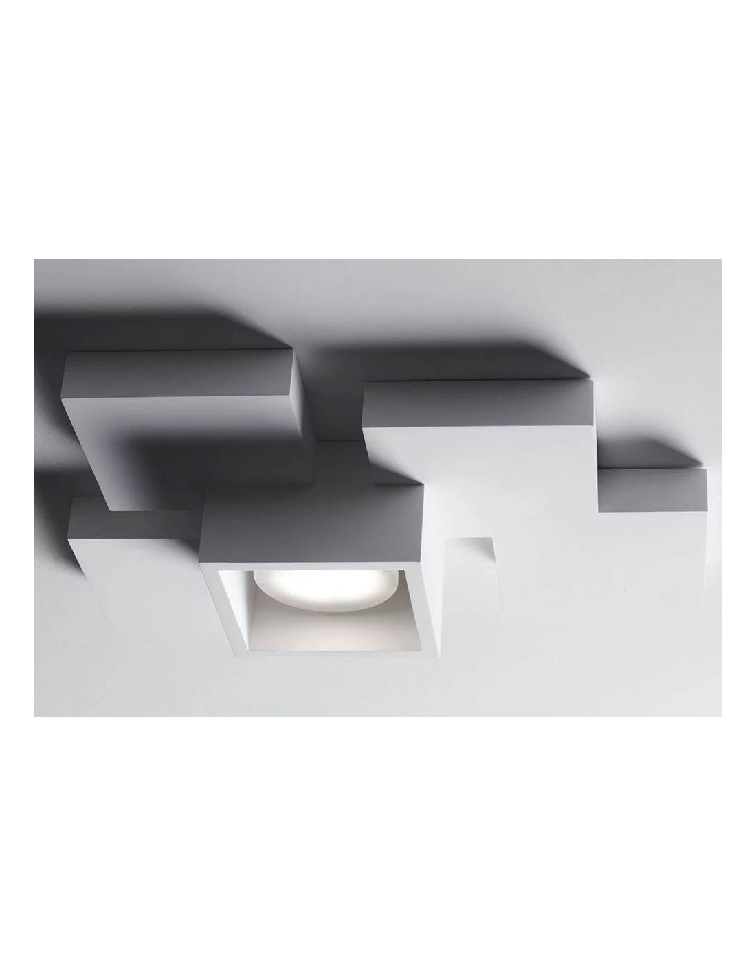 Sforzin Tecnico Side T291 plafoniera moderna in gesso