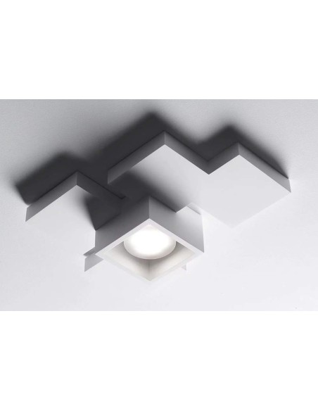 Sforzin Tecnico Side T291 plafoniera moderna in gesso