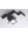 Sforzin Tecnico Side T291 plafoniera moderna in gesso