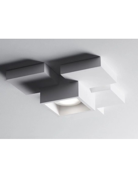 Sforzin Tecnico Side T291 plafoniera moderna in gesso