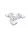Sforzin Tecnico Side T293 plafoniera moderna in gesso