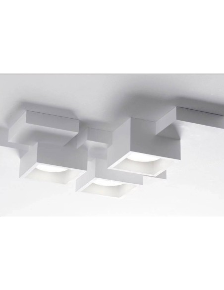 Sforzin Tecnico Side T293 plafoniera moderna in gesso
