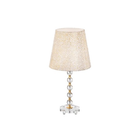 Ideal Lux Queen TL1 Big lampada da tavolo classica in metallo dorato E27 60W