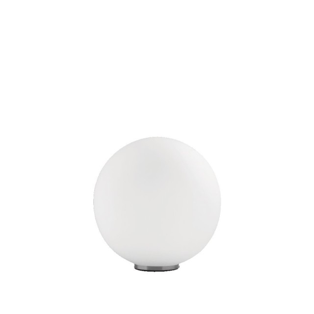 Ideal Lux Mapa Bianco TL1 D20 lampe de table sphérique, lampe de table sphérique, lampe de chevet sphérique en verre, lampe de t