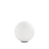 Ideal Lux Mapa Bianco TL1 D20 lampe de table sphérique, lampe de table sphérique, lampe de chevet sphérique en verre, lampe de t