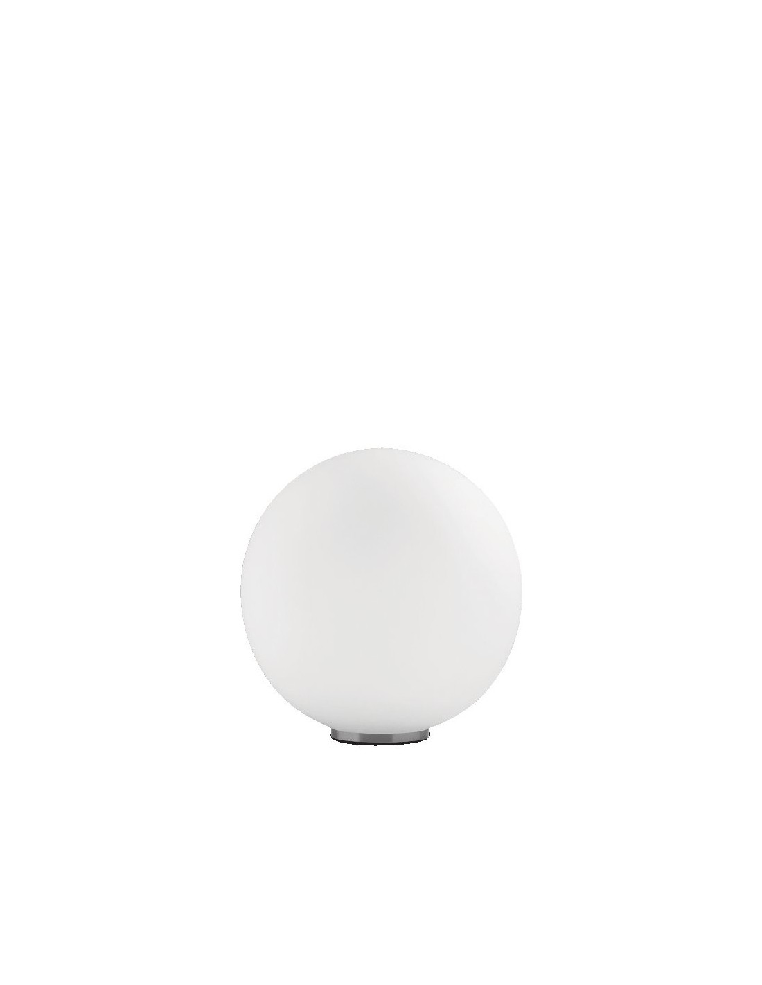 Ideal Lux Mapa Bianco TL1 D20 lampe de table sphérique, lampe de table sphérique, lampe de chevet sphérique en verre, lampe de t