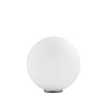 Ideal Lux Mapa Bianco TL1 D30 : lampe de chevet moderne, lampes de chevet en verre