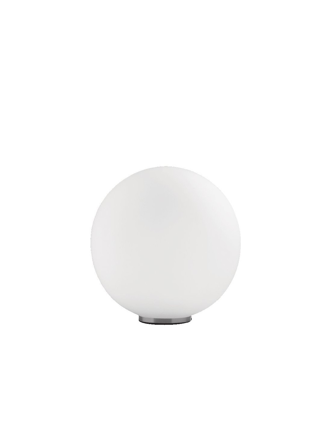 Ideal Lux Mapa Bianco TL1 D30 lampada per comodino moderna, lampade da comodino in vetro