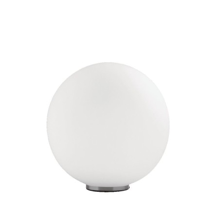 Ideal Lux Mapa Bianco TL1 D40, lampe de table en verre blanc