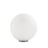 Ideal Lux Mapa Bianco TL1 D40, lampe de table en verre blanc