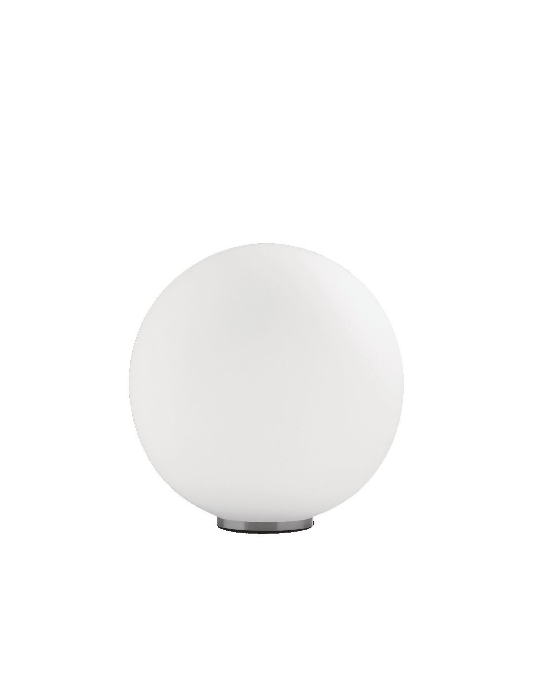 Ideal Lux Mapa Bianco TL1 D40, lampe de table en verre blanc