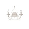 Ideal Lux Corte AP2 : applique murale classique à 2 lampes, E14, 40 W