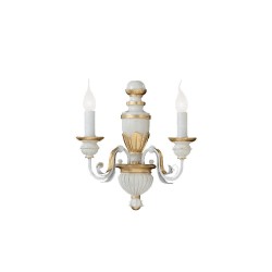 Ideal Lux Firenze AP2, applique murale de style classique, E14, 40 W