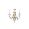 Ideal Lux Firenze AP2, applique murale de style classique, E14, 40 W