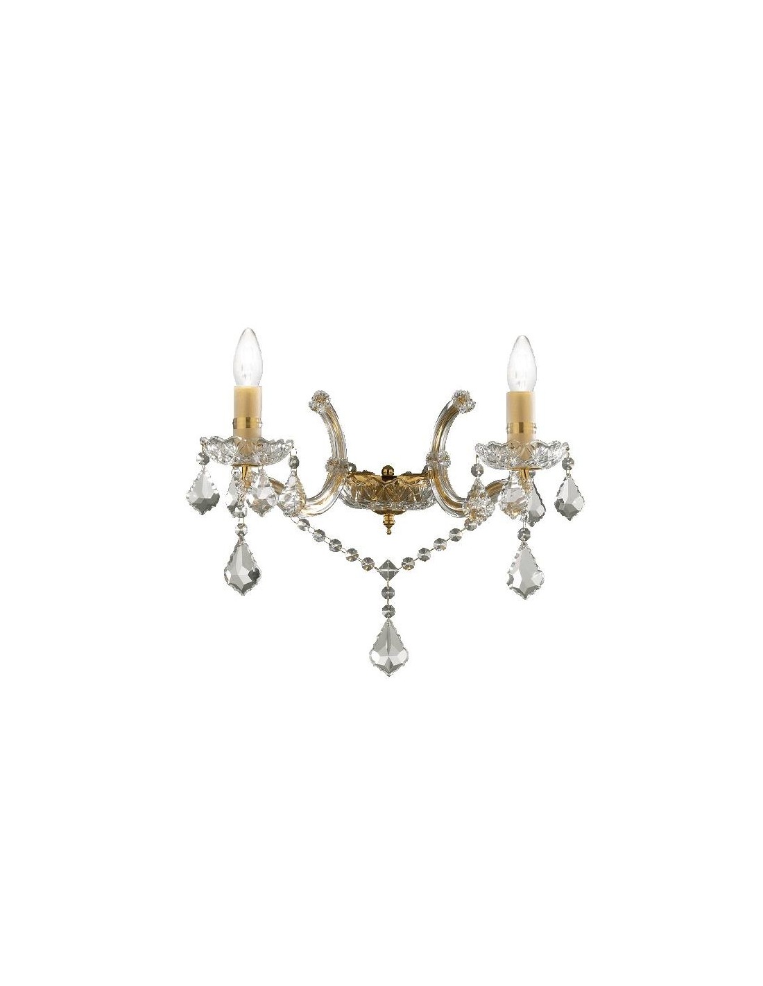 Ideal Lux Florian AP2 : applique murale classique