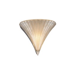 Ideal Lux Santa AP1 Small : applique murale classique en verre soufflé, E14, 40 W