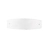 Ideal Lux Ali AP2 applique da parte moderna in vetro bianco acidato E27