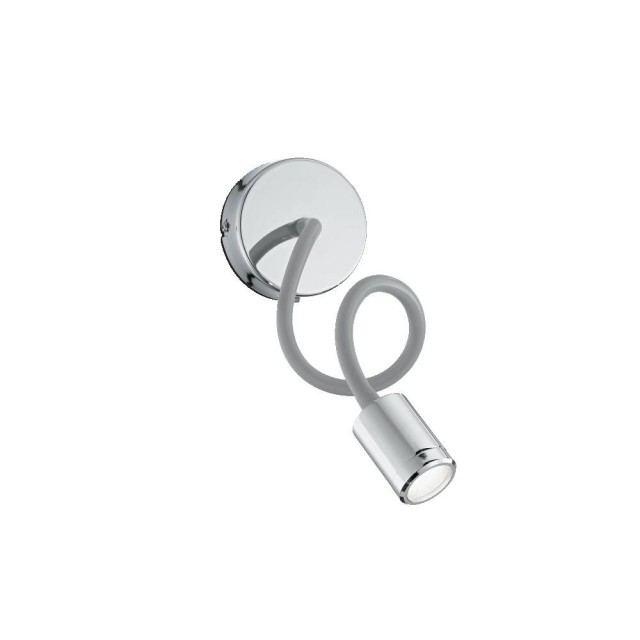 Appliques Ideal Lux Focus-1 AP1 pour chambre à coucher, finition chrome