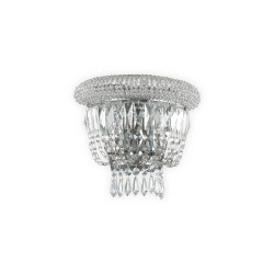 Ideal Lux Dubai AP2 : applique murale classique en cristal 