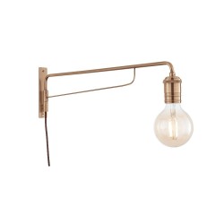 Ideal Lux Triumph AP1 : applique avec interrupteur, E27, 60 W