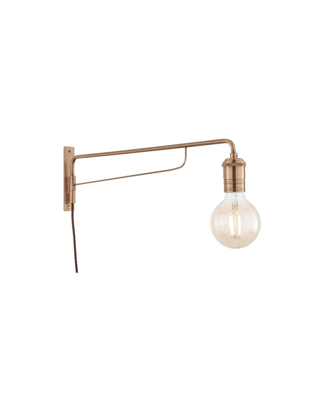 Ideal Lux Triumph AP1 : applique avec interrupteur, E27, 60 W