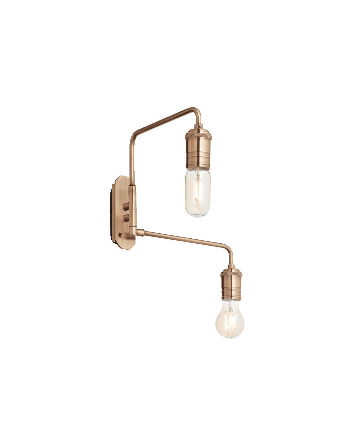 Applique Ideal Lux Triumph AP2 avec interrupteur  E27 60 W
