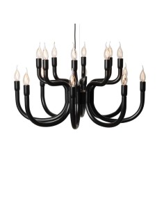 Karman Snoob SE610AN INT lampada a sospensione in alluminio laccato nero