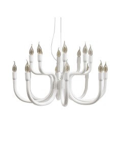 Karman Snoob SE610AB INT lampada a sospensione in alluminio laccato bianco