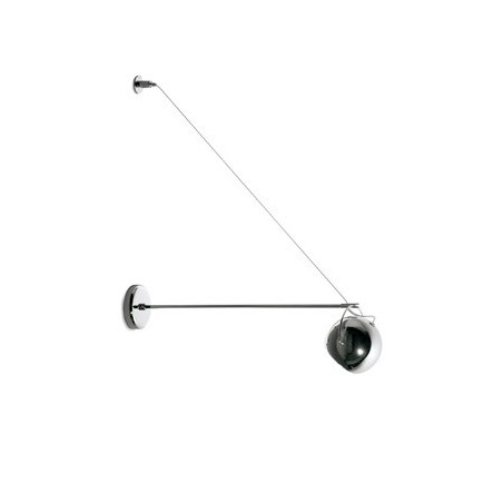 Fabbian Beluga Steel D57 D05 applique da parete originali, applique di design moderno, applique moderne interno