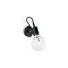 Ideal Lux Edison AP1 applique per camera colore nero