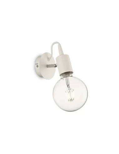 Ideal Lux Edison AP1 applique per camera colore bianco