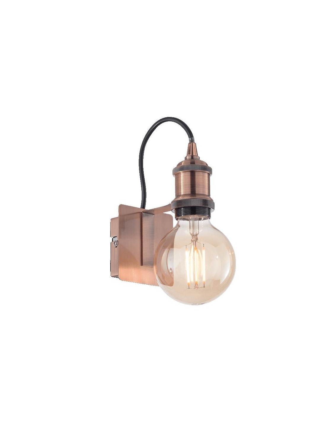 Ideal Lux Frida AP1applique classica da parete  in metallo E27 60W