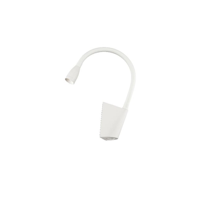 Applique LED moderne Ideal Lux Goose AP1 avec bras flexible