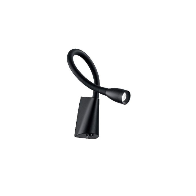 Applique LED moderne Ideal Lux Goose AP1 avec bras flexible