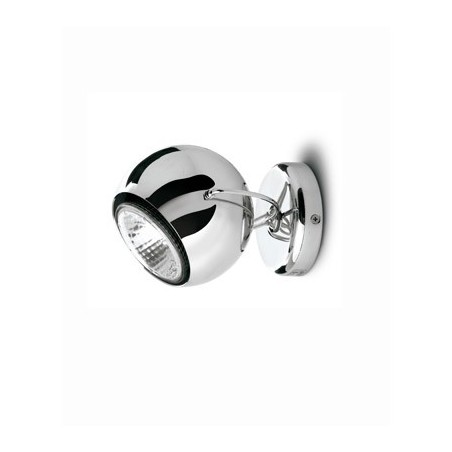 Fabbian Beluga Steel D57 G11 faretti moderni da parete, applique a muro moderne, applique da parete moderni
