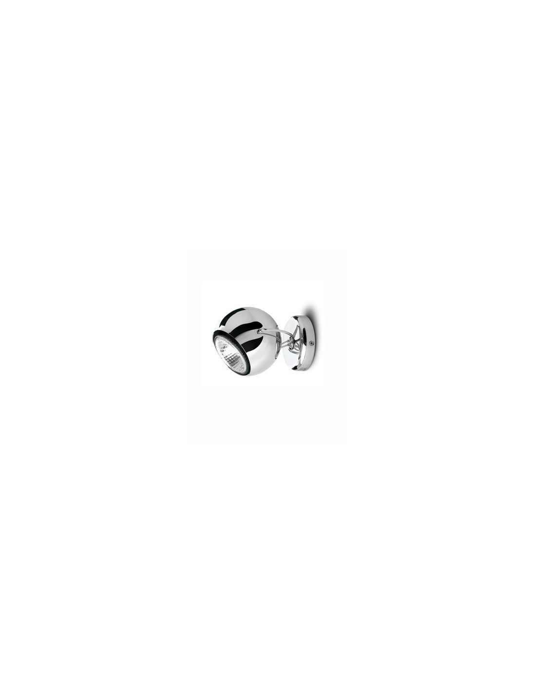 Fabbian Beluga Steel D57 G11 faretti moderni da parete, applique a muro moderne, applique da parete moderni