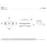 4249A 9010 incasso sottile per cartongesso