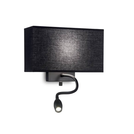 Ideal Lux Hotel AP2 applique da parete con paralume e braccio flessibile