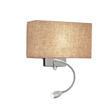 Ideal Lux Hotel AP2 applique da parete con paralume e braccio flessibile