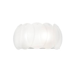 Applique murale design moderne Ideal Lux Ovalino AP2 en verre, E27, 60 W
