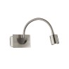 Ideal Lux Dynamo AP1 applique da parete per camera da letto nickel